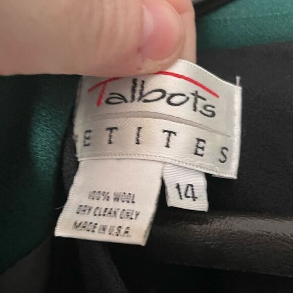 Talbots Petites vintage wool colorblock suit set - Picture 2 of 5